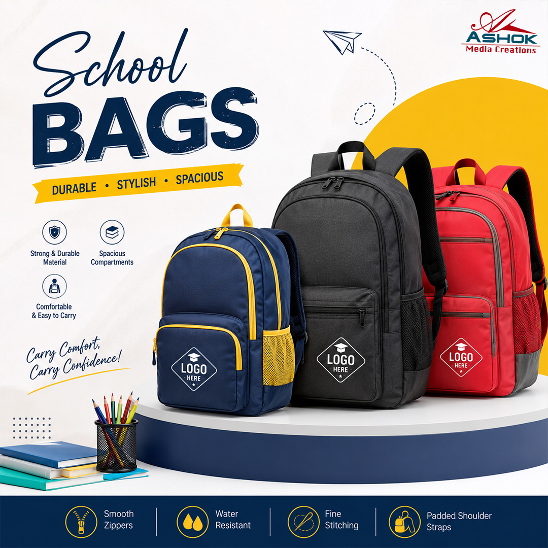 School Bags — custom branded corporate gift